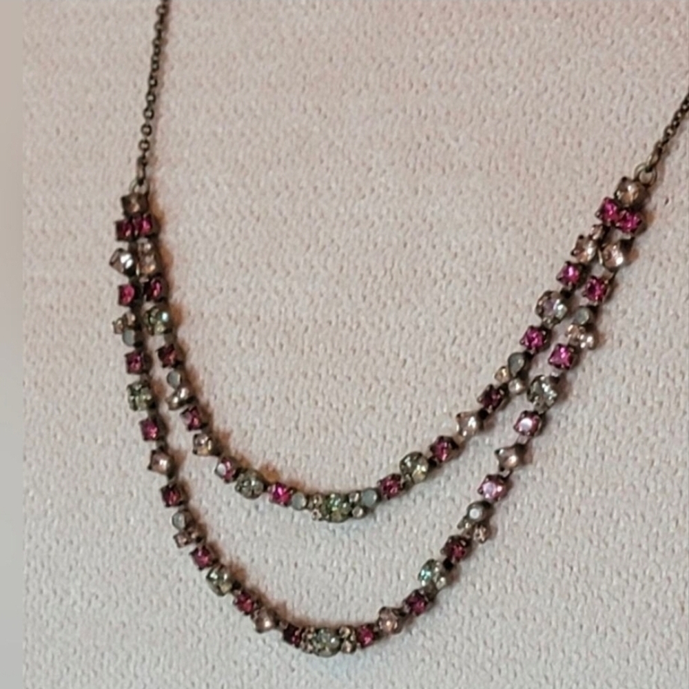 Sorrelli Elegant Multicolor Crystal Necklace